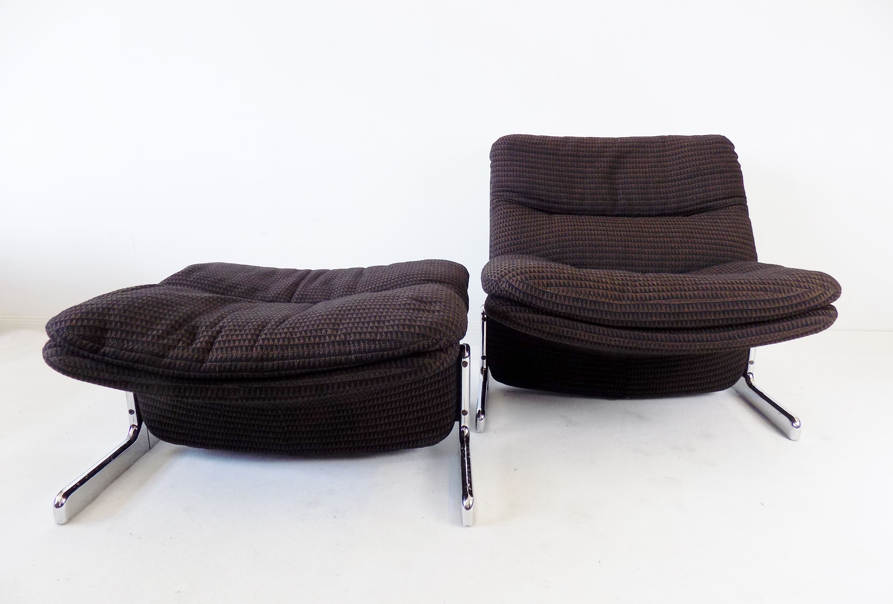 Chauffeuse Brunati Sandwich avec repose-pied par Ammanati & Vitelli