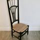 Chaise de nourrice provençale avec assise cannée, vers 1900