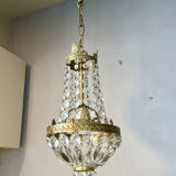 Small basket chandelier hot air balloon