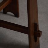 Modern Danish, side table / sculptural console in oak, 1940s