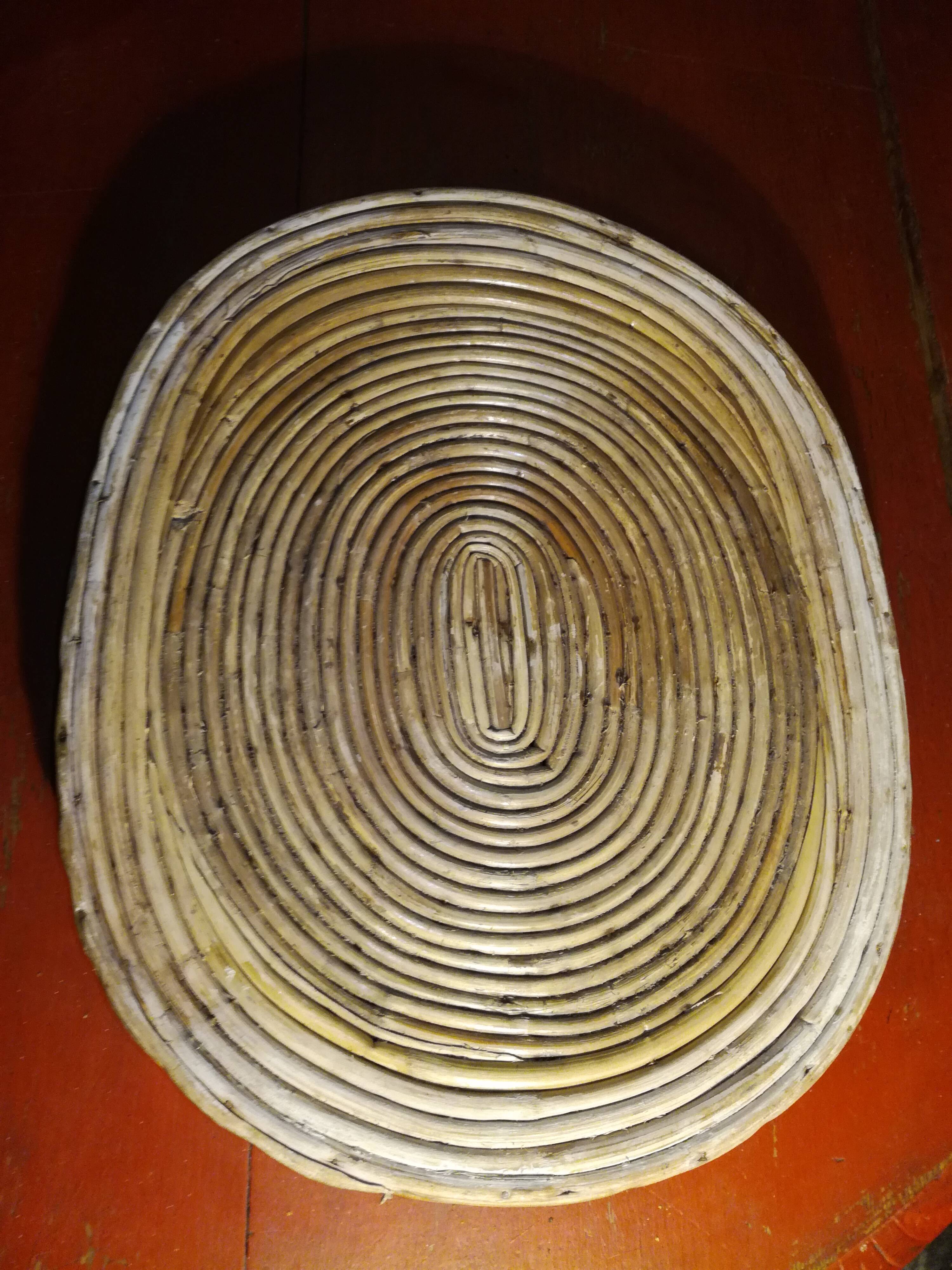 Plateau en bambou cerclé laiton