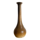 Vintage speckled brown stoneware soliflore vase – 1960s/70s