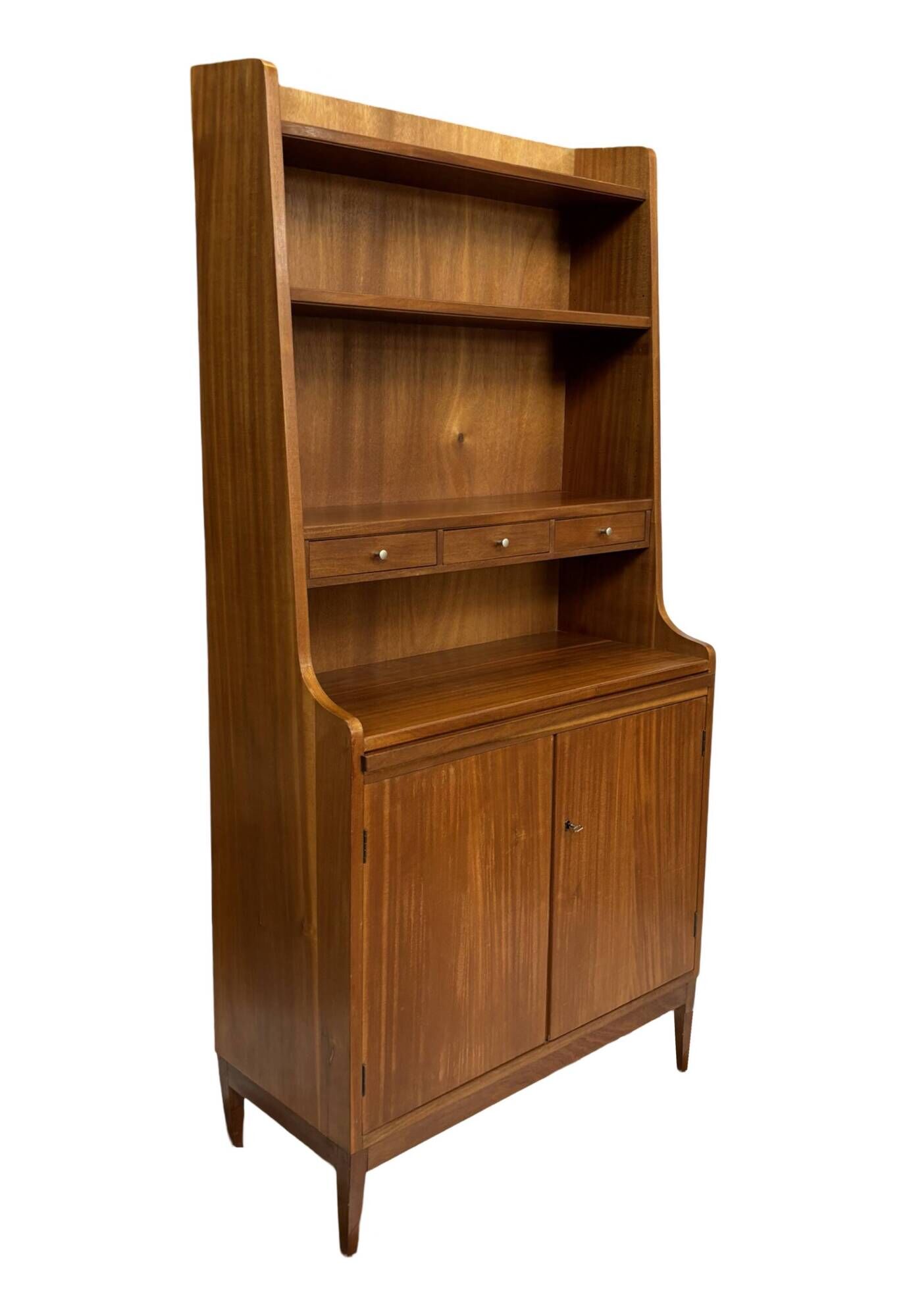 Vintage Wall Cabinet Cupboard Workplace Swedish Design 1960s