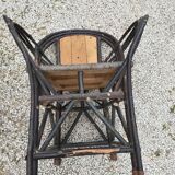 2 armchairs by Christian Astuguevieille, organic brutalist design.