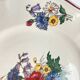 Set of 4 flat plates "Agreste", Sarreguemines, first half of the 20th century.