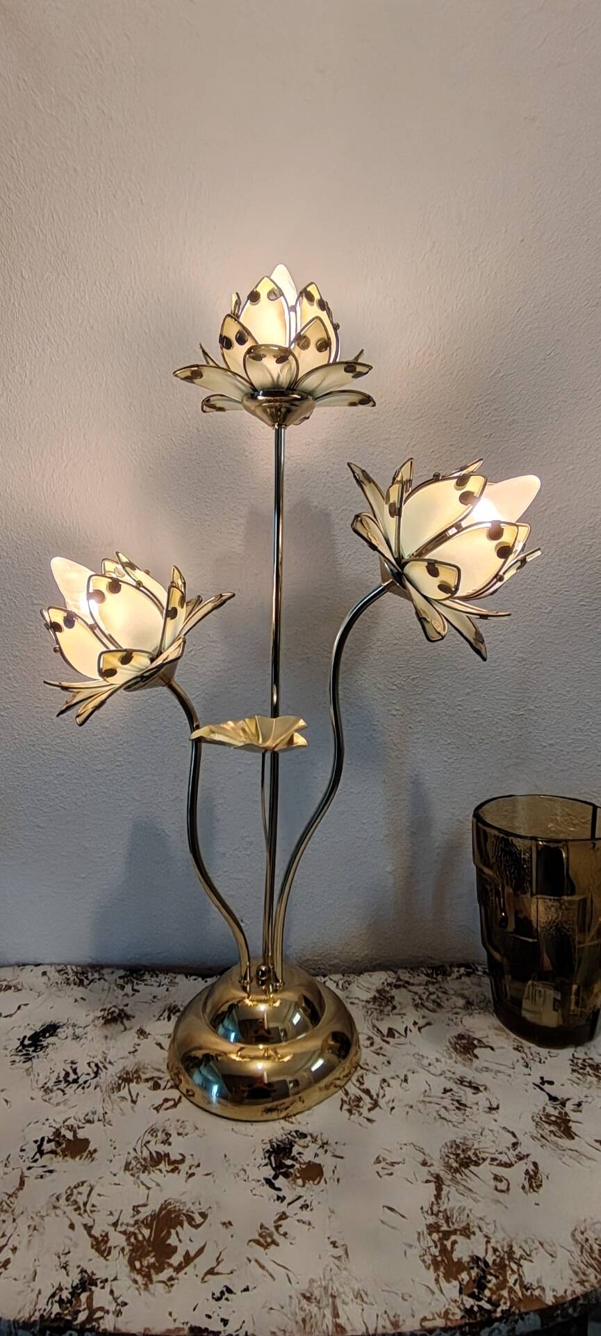 Lampe lotus 1980