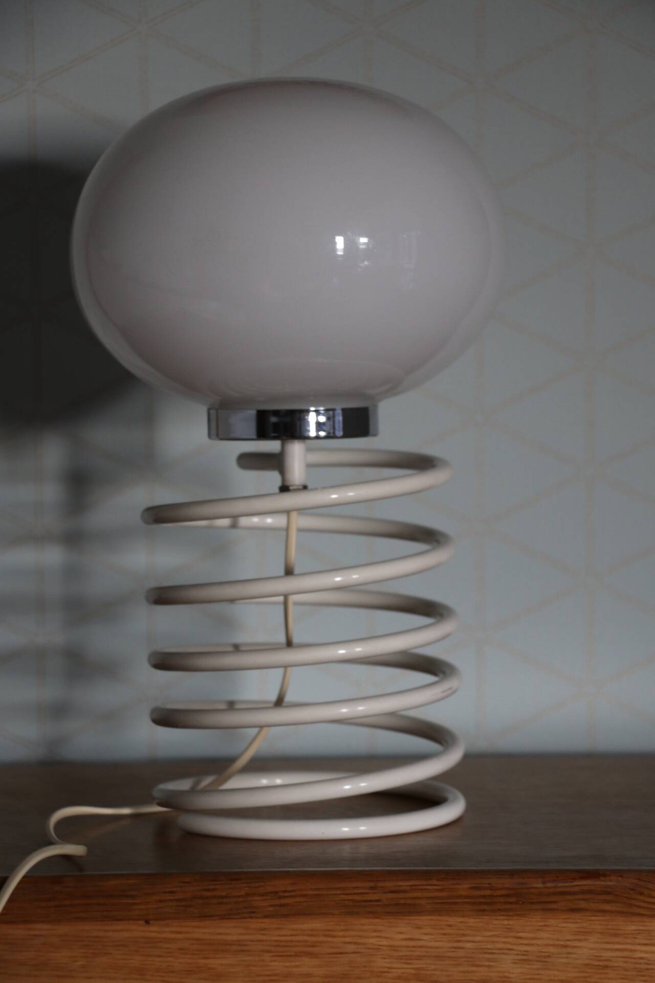 Pair of ingo maurer "spring" lamps