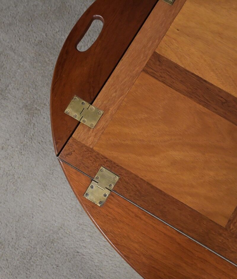 Table de majordome pliante en acajou – 1940