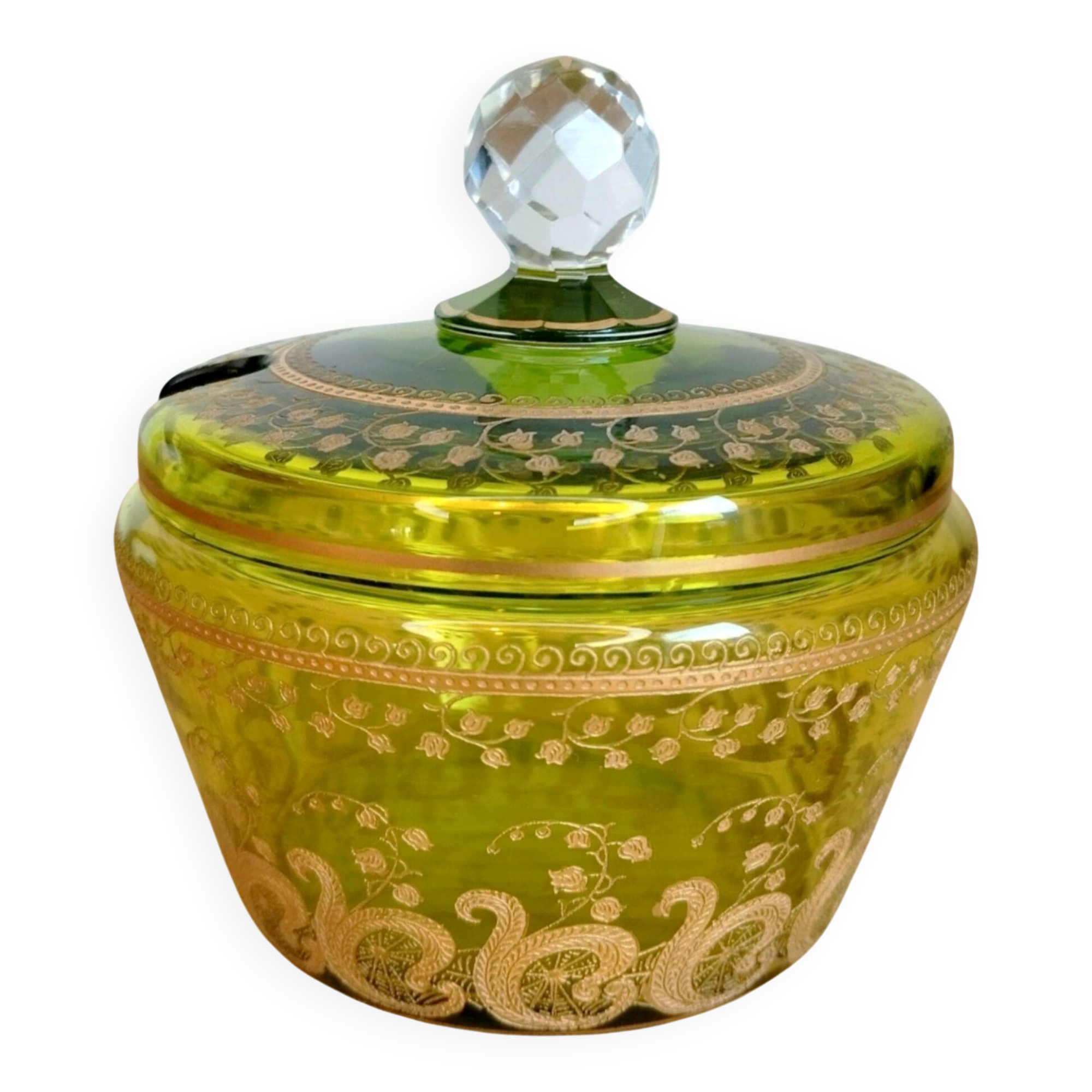 Moutardier Confiturier Liberty Cristal Saint Louis