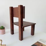Antique children's chair, folk art, early 20th century
