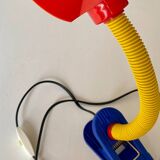 Articulated Memphis style clamp lamp