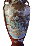 Pairs of satsuma baluster vases signed 19th Meiji period 1868-1912