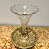 Bronze and crystal centerpiece