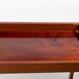 Scandinavian side table 1960s on wheels