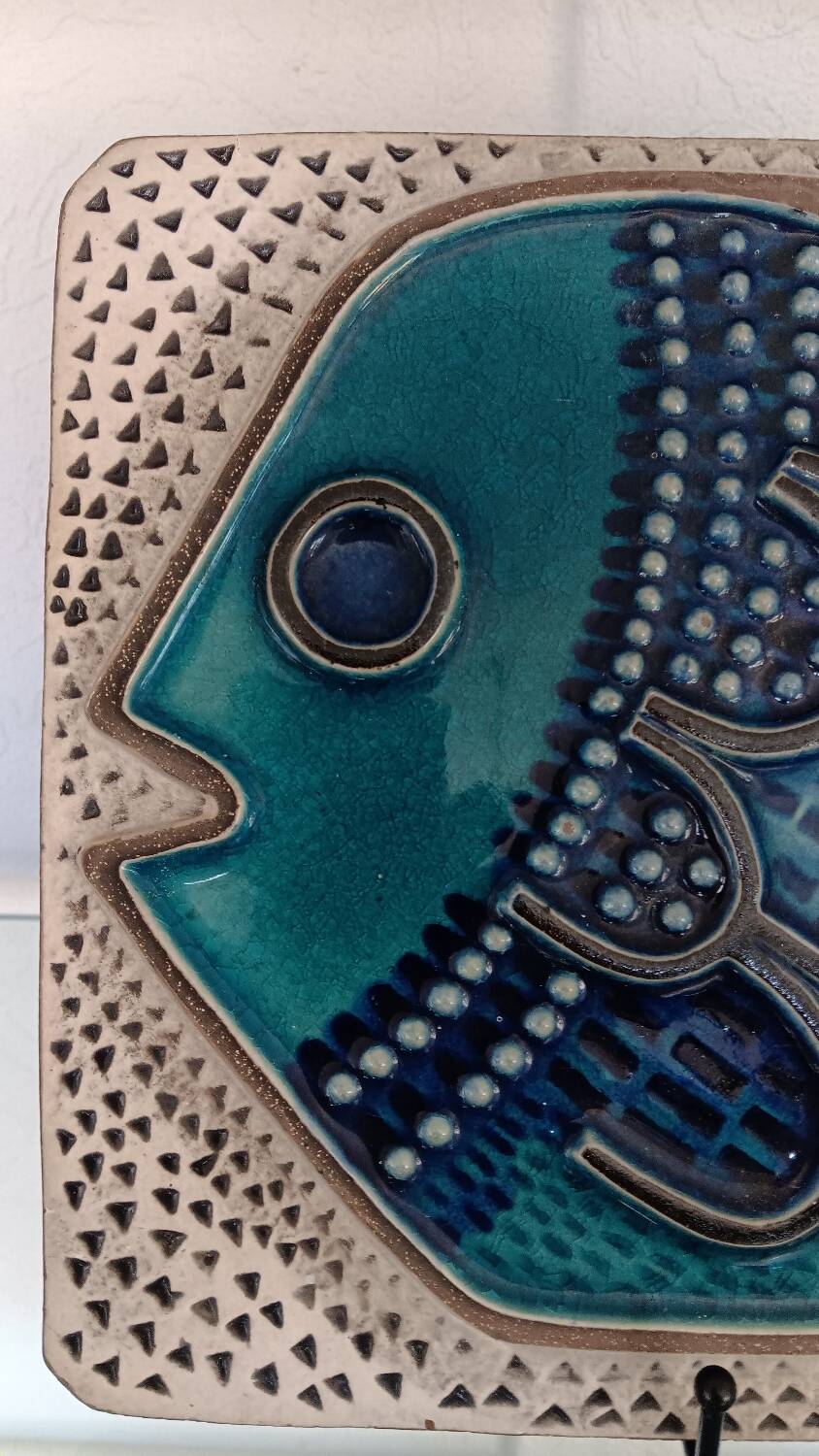 Plaque murale suédoise de Mari Simmulson pour Upsala Ekeby