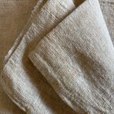 Piece of raw hemp 19th century, reserve linen length 160cm