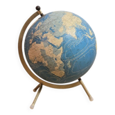 Tripod world map globe