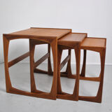 Gplan teak trundle table 1970