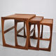 Table gigogne Gplan en teck 1970