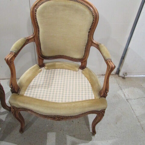 Pair of convertible armchairs, Louis XV style, Louis XV style