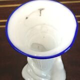 Opaline vase hand corn of plenty