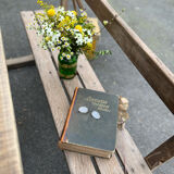 Double patinated school desk