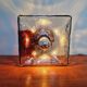 Mazzega Murano glass ceiling light, Italian design, 1960s