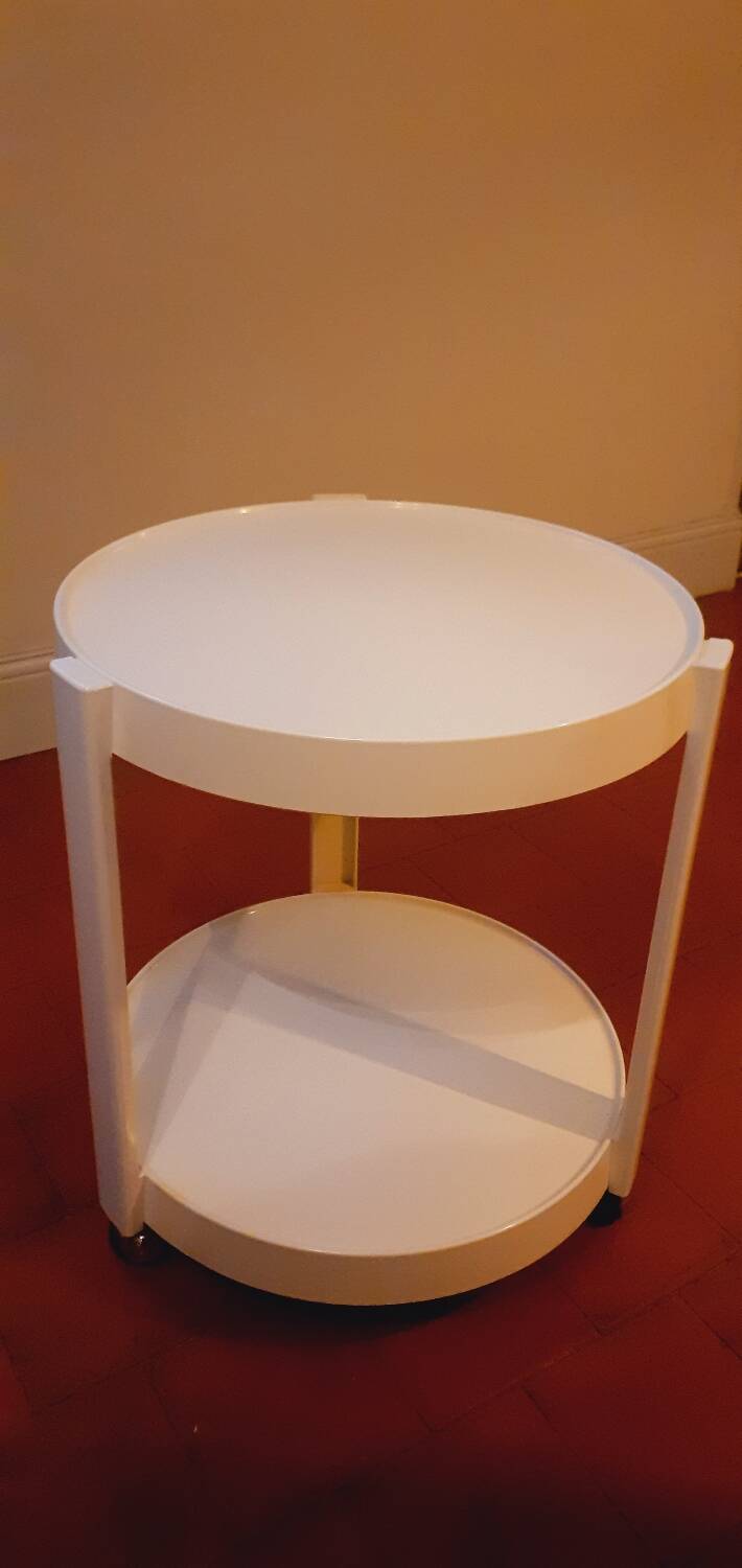 Desserte roulante année 70 design Italien, Kastilia éditeur.