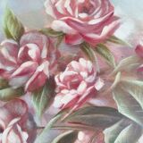 Oil painting bouquet of flowers 60x50 cm