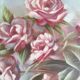 Oil painting of a bouquet of flowers 60x50 cm
