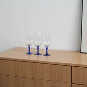 Set of three glasses, Danish design, 1970s, manufactured in Denmark