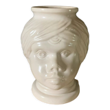 Ceramic head pot cover