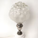 Bedside lamp in moulded glass
