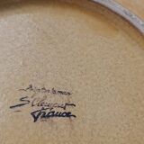 Hand-painted Saint Clément deep dish, diameter 36 cm