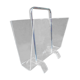Porte revue vintage en plexiglas et laiton