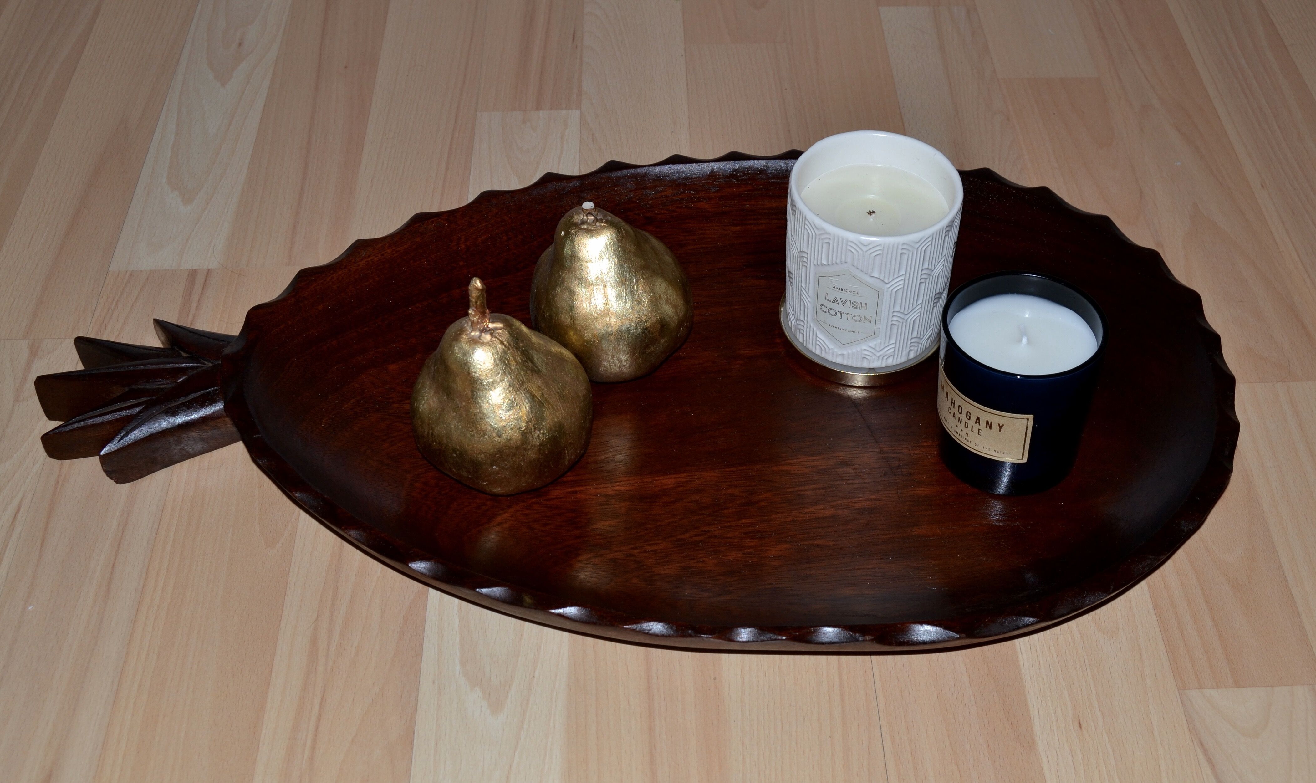 Wooden pineapple shape