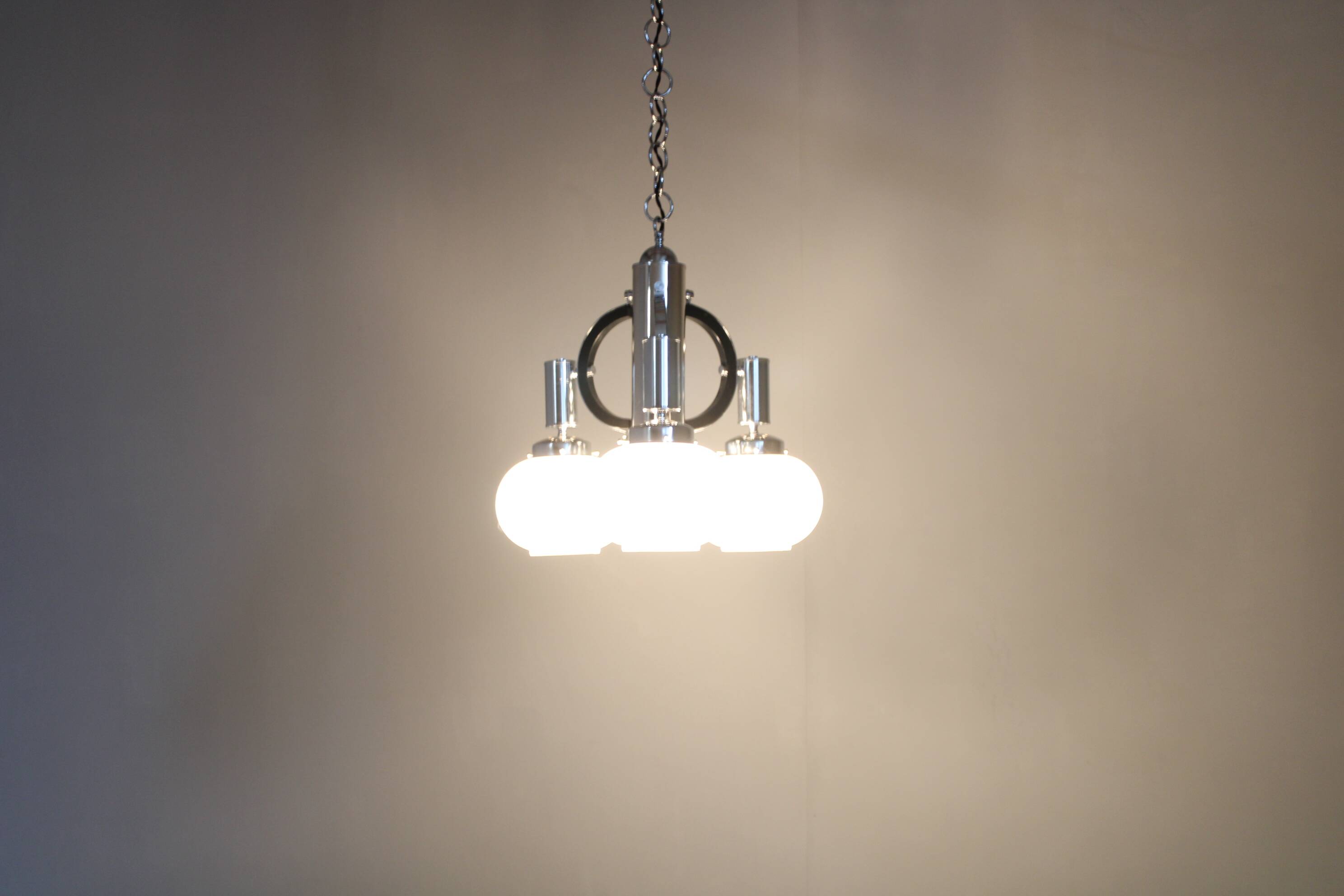 1970s Italian Chandelier , Restored