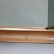 1970s Italian Rectangular Mirror in Wooden Frame