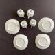 Cups and saucers fine porcelain Raynaud