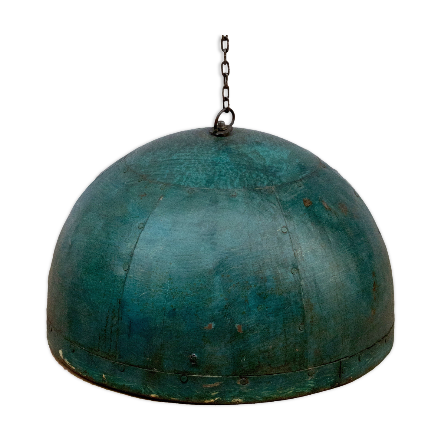 Suspension métal avec son coloris vert d'origine