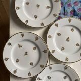 Six Limoges porcelain dessert plates