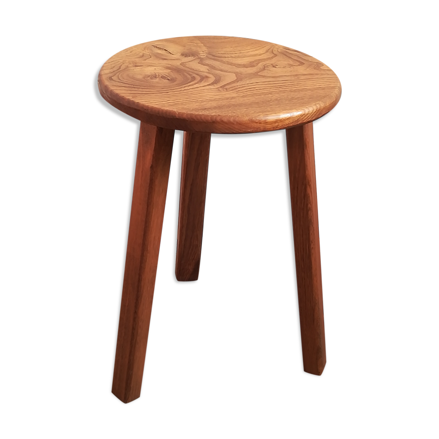 Verni wood tabouret
