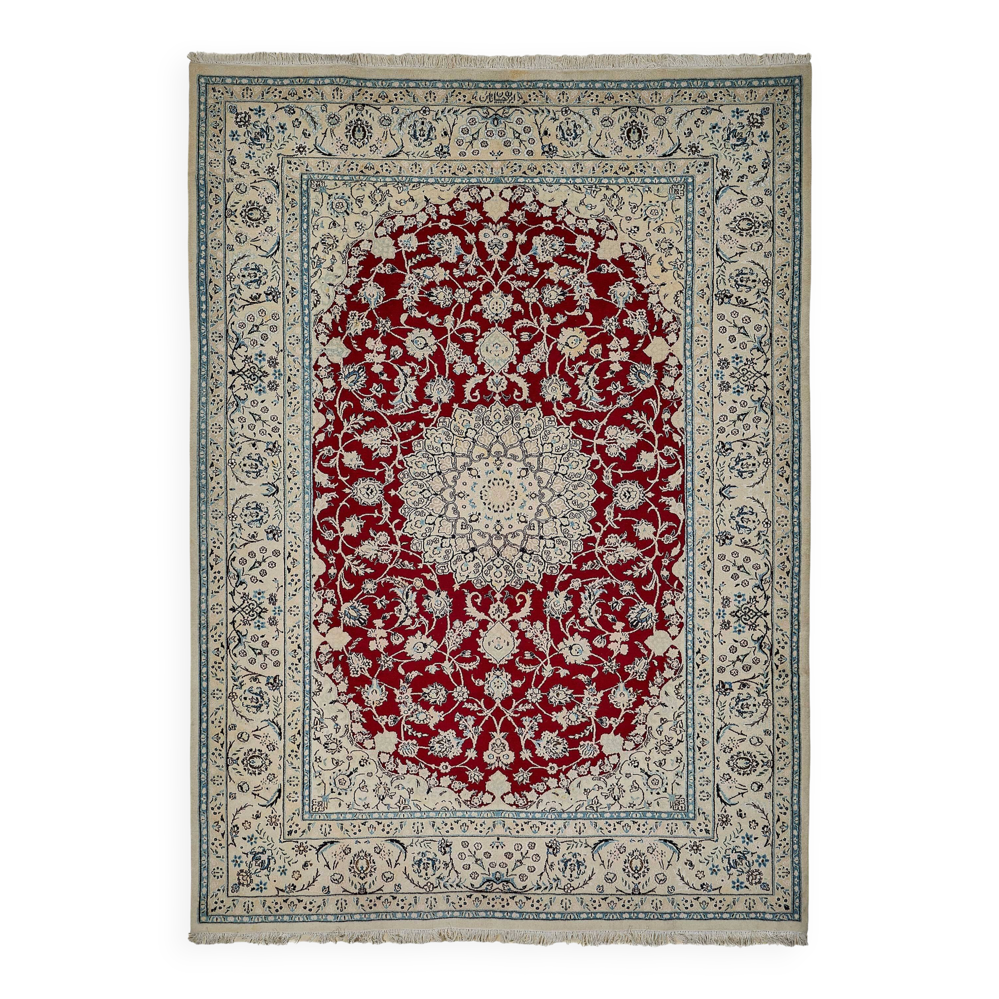 Tapis Oushak en laine noué à la main turc 245 cm x 341 cm