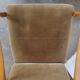 Paire de fauteuils vintage bois et velours