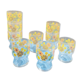 Vintage flower glasses
