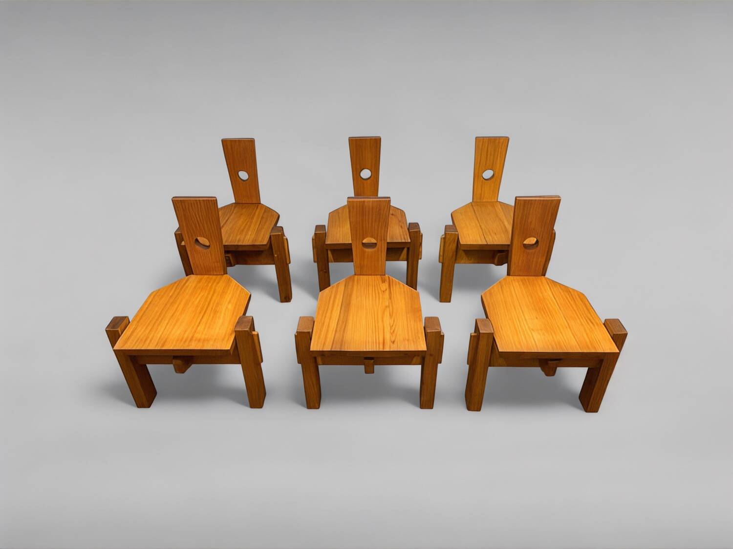 6 chairs by Erwin Egel for Dieter Güllert