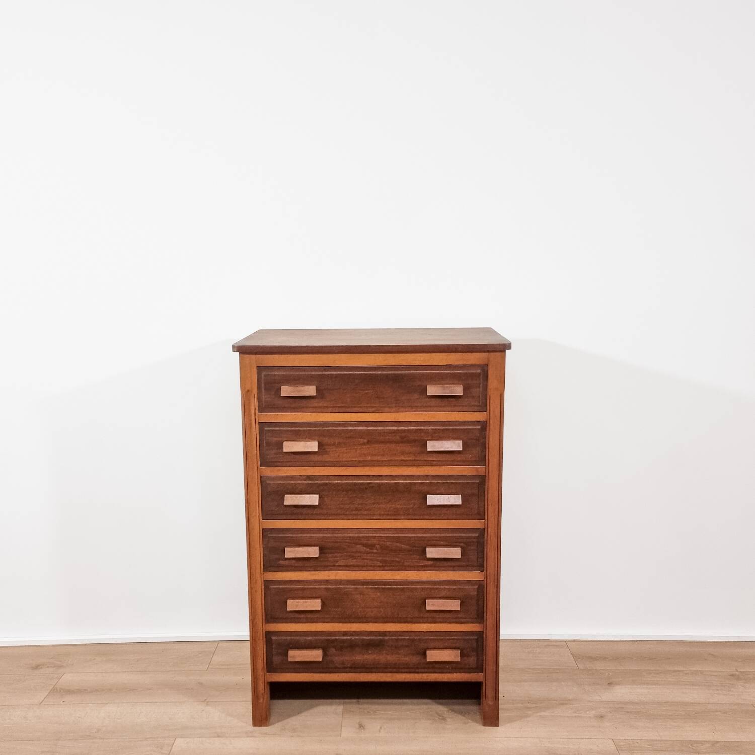 Solid wood chest of drawers, 1950s