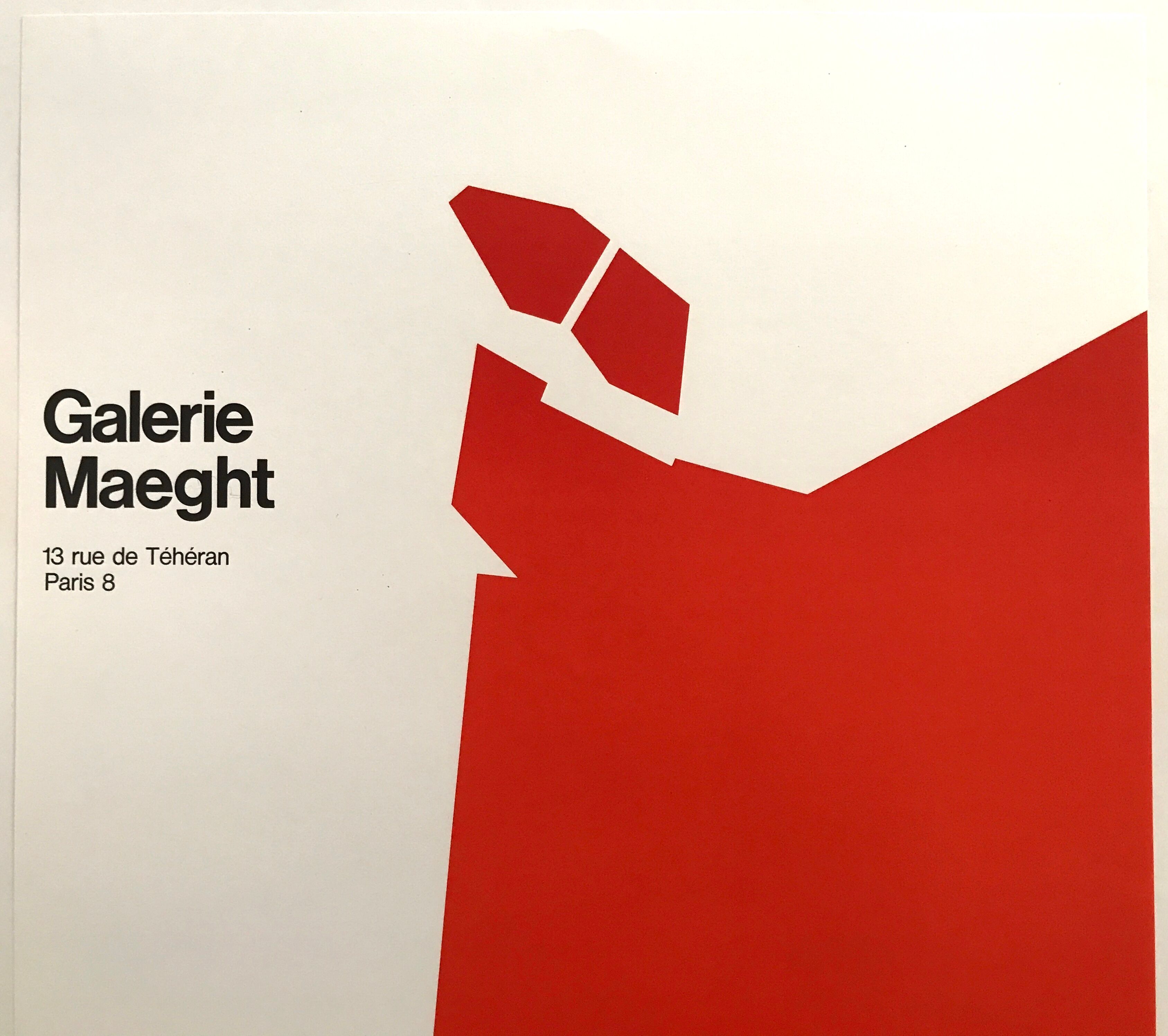 Original exhibition poster by Pablo PALAZUELO, Galerie Maeght, 1970