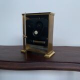 Bayard brass quartz clock