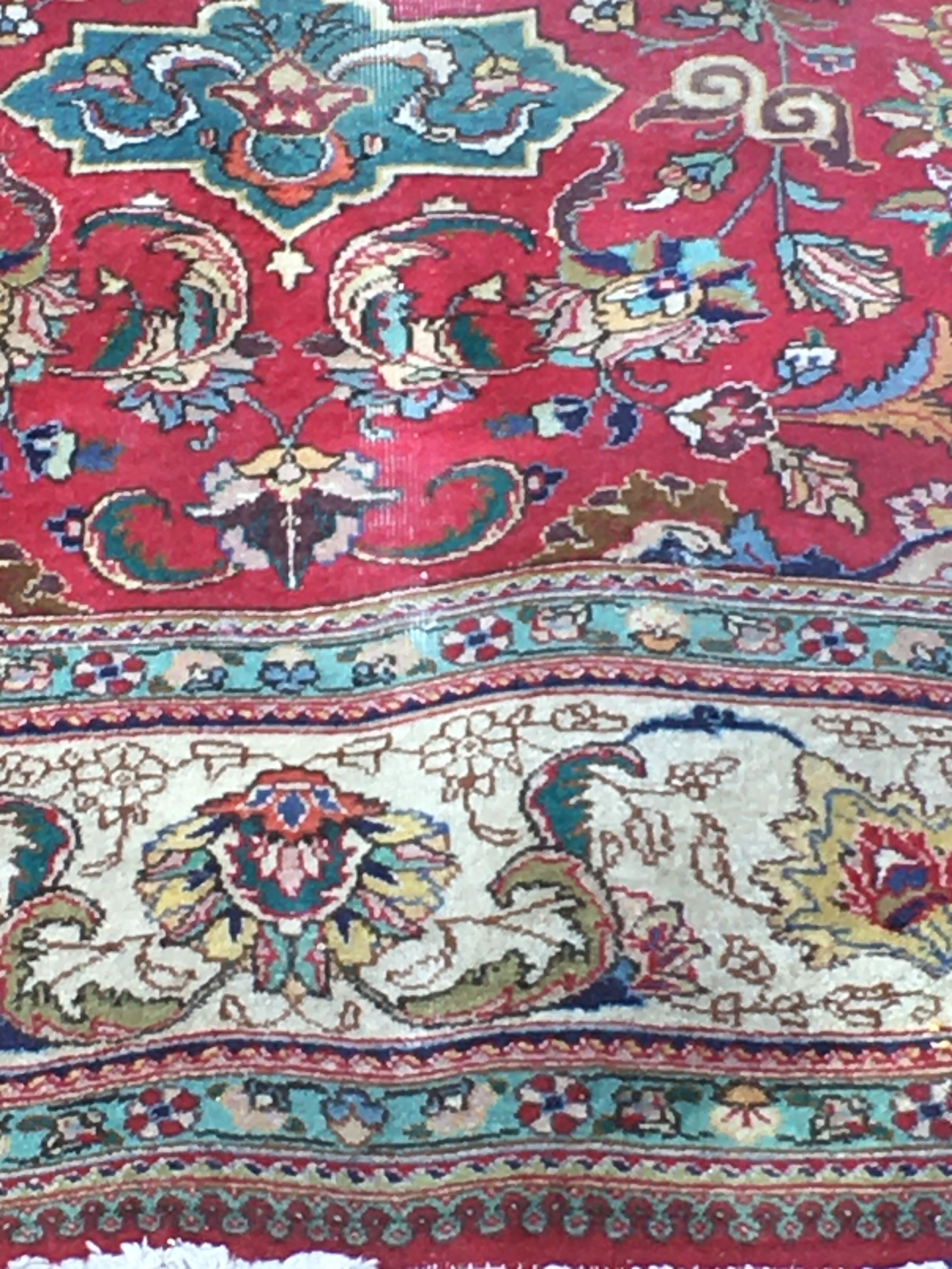 Persian carpet wool tabriz 4x3m